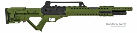 Hatsan invader auto Black, OD Green, FDE