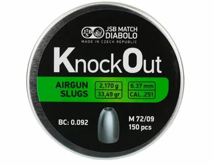 JSB Knock Out Slugs .251 / 6.35mm