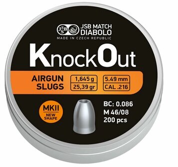 JSB Knock Out Slugs .216 MKII