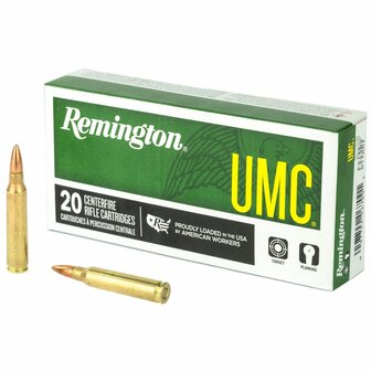 Kogelpatroon Remington UMC .223 Rem - 55 grain FMJ