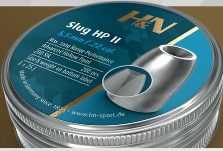 H&amp;N Slug HP II .217 25 gr/200S 5.51 mm