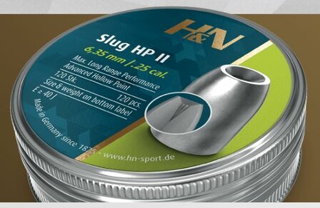 H&amp;N Slug HP II .249 32gr/120S 6.33 mm