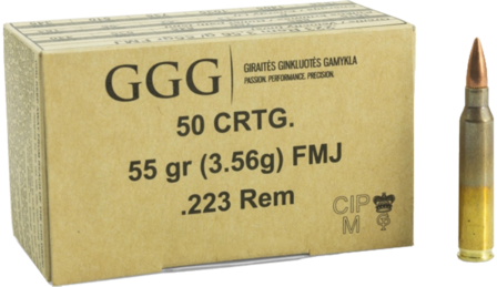 GGG  .223 Rem FMJ 55/3,6 p/50