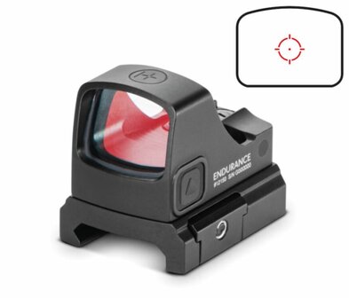 Hawke Red Dot Endurance Reflex Sights 1x21 3 MOA Multi-Ret Dot/Circle-Dot RED