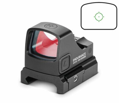 Hawke Red Dot Endurance Reflex Sights 1x21 3 MOA Multi-Ret Dot/Circle-Dot GREEN