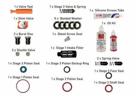 Servicekit Hill Compressor 100 uur