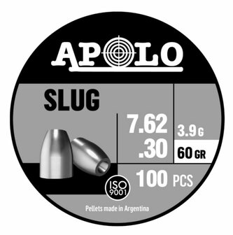 Apolo AA Slug 7,62 mm 100 st 60.00/3,90