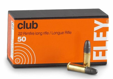 Eley Club Kleinkaliber Kogelpatronen .22 Lr. 40 Grain