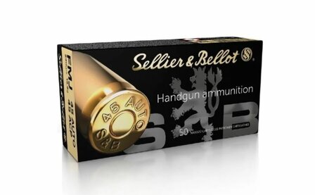 Sellier &amp; Bellot .45 FMJ ACP Munitie 