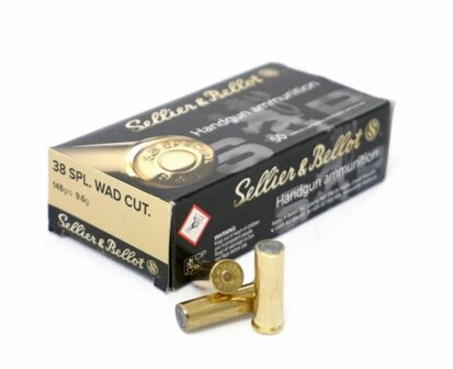 Sellier &amp; Bellot .38 special Wadcutters 148 gr