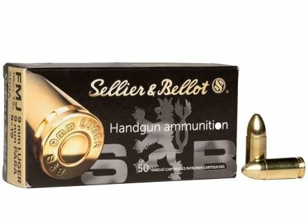 Sellier &amp; Bellot 9x19mm Subsonic 140gr FMJ