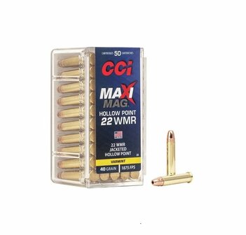 CCI Maxi-Mag .22 WMR Hollow Point