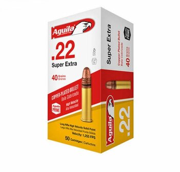 Aguila Super Extra .22 40gr. Copper Platted Bullet