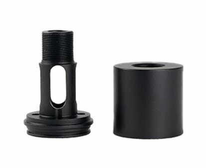 Western Airguns Rattler moderator adapter M18x1 with thread protector