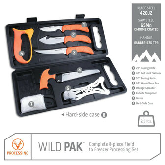 Outdoor Edge Knife Set Wild Pak