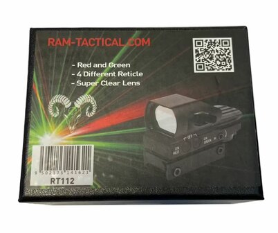 RAM Tactical Red &amp; Green Dot Reflex Sight