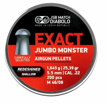 JSB Jumbo Exact Monster Redesigned Shallow 5.52 mm 25.39 grain