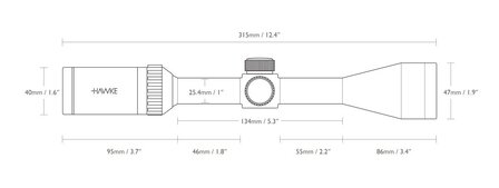 Hawke Vantage IR 3-9x40 Mildot