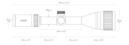 Hawke Vantage IR 4-12x50 AO Mildot