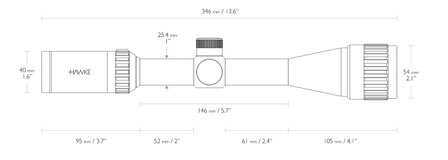 Hawke Vantage 4-12x40 AO 30/30 Duplex