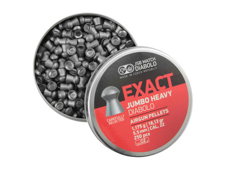 JSB Diabolo Jumbo Exact Heavy .22/5.52mm small box