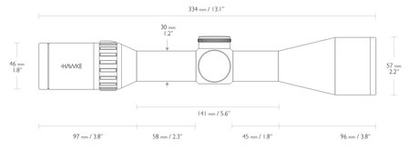 Hawke Endurance WA 2.5-10x50 LR Dot (8x)