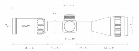 Hawke Airmax 3-9x40 AO AMX