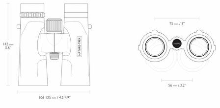 Hawke Nature-Trek 10x42 Green