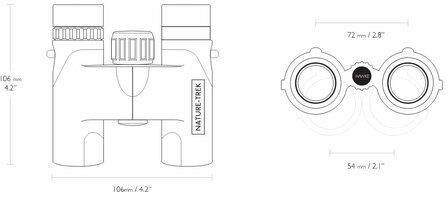 Hawke Nature-Trek 8 x 25 Green