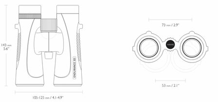 Hawke Endurance ED 8 x 42 Black