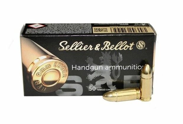 Sellier & Bellot 9x19 mm Para FMJ 115 Gr.