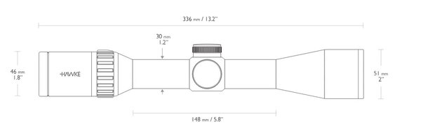 Hawke Endurance 30 WA 1.5-6x44 L4A Dot