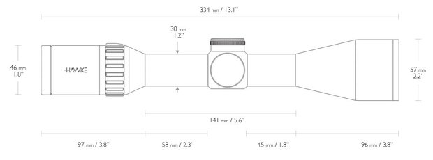 Hawke Endurance WA 2.5-10x50 LR Dot (8x)