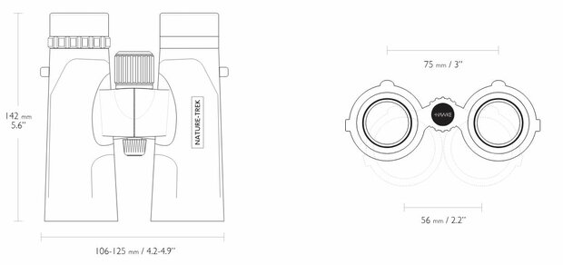 Hawke Nature-Trek 8x42 Green