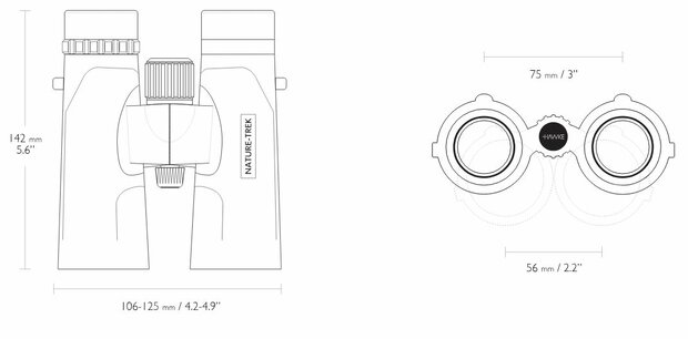 Hawke Nature-Trek 10x42 Green
