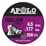 Apolo AA Hollow Point 4,5 mm 250 st. 9.00/0,60