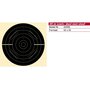 Schmid Paper Target 25m Pistol Rapid Fire/Duel with Slanted Mounting Slots, NOT Numbered, 52x55, 1 Target