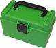 Deluxe Ammo Box 50 Round Handle 22-250 243 308 Green_